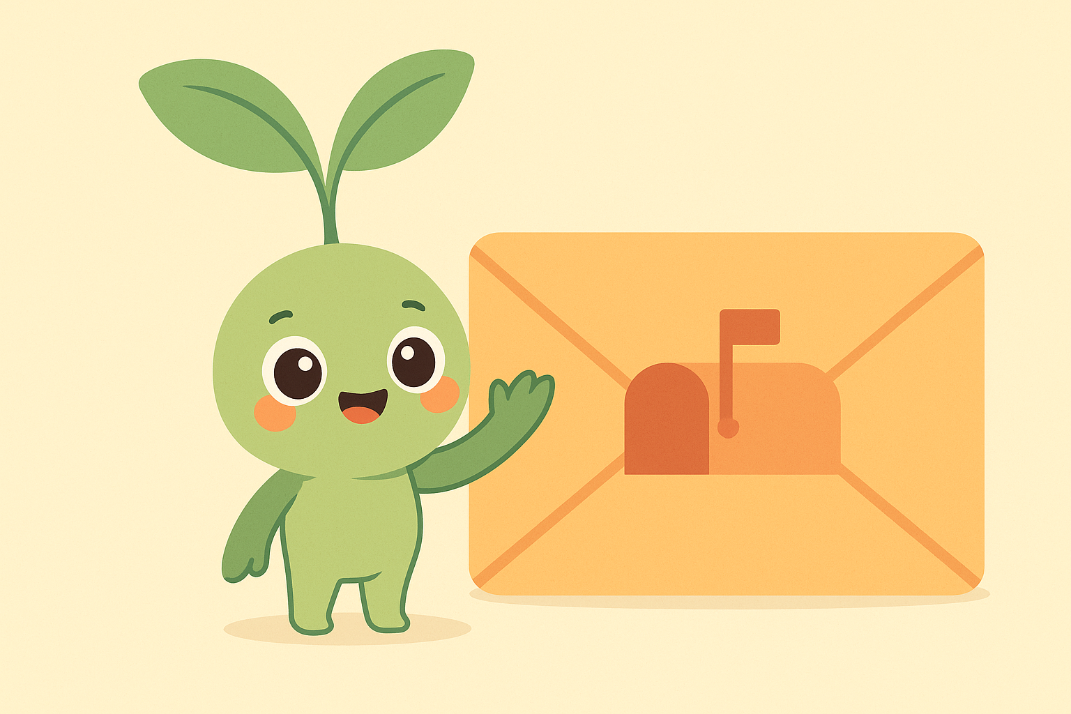 Growing sprout illustration